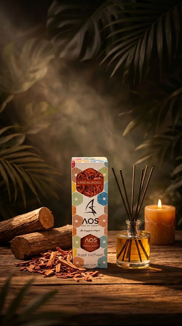Art Of Scent Çubuklu Oda Kokusu Sandal Wood 50ml | %100 Doğal Esans