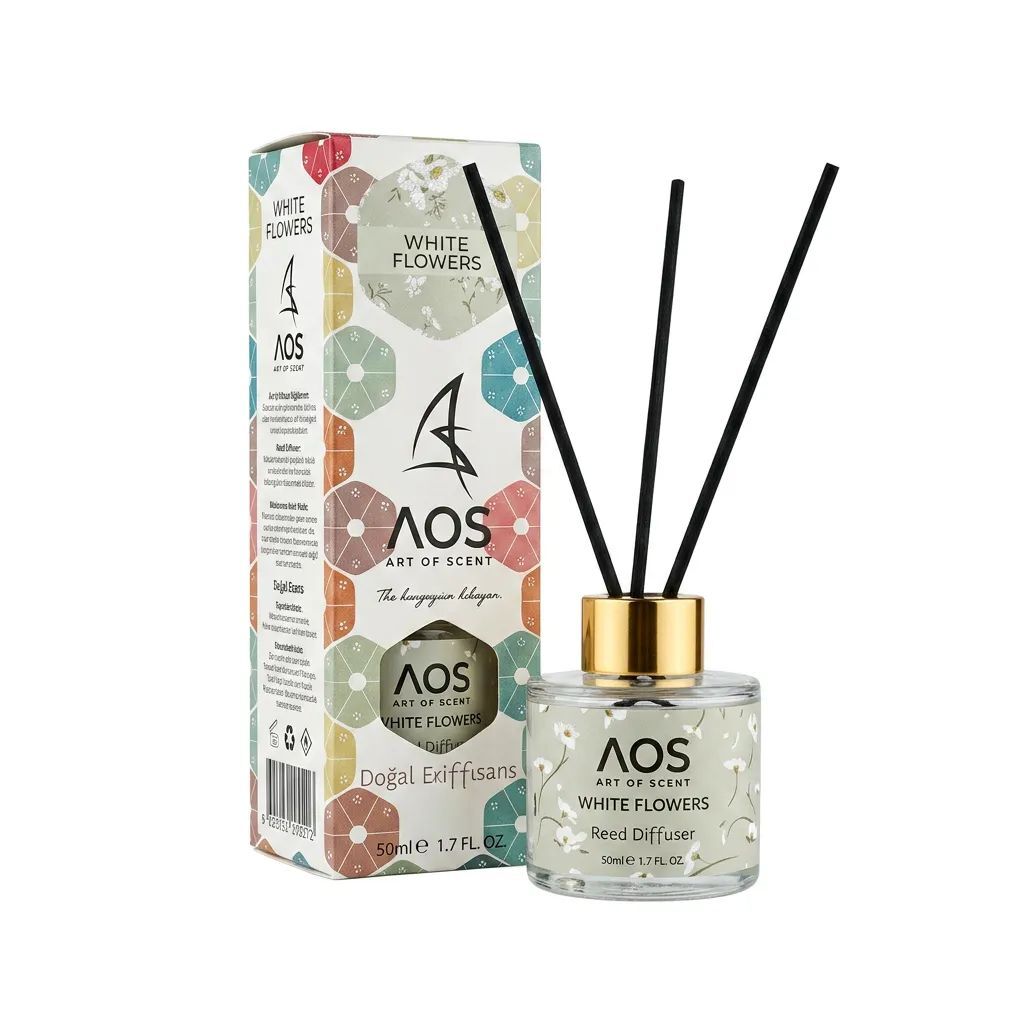 Art Of Scent Çubuklu Oda Kokusu White Flowers 50ml | %100 Doğal Esans