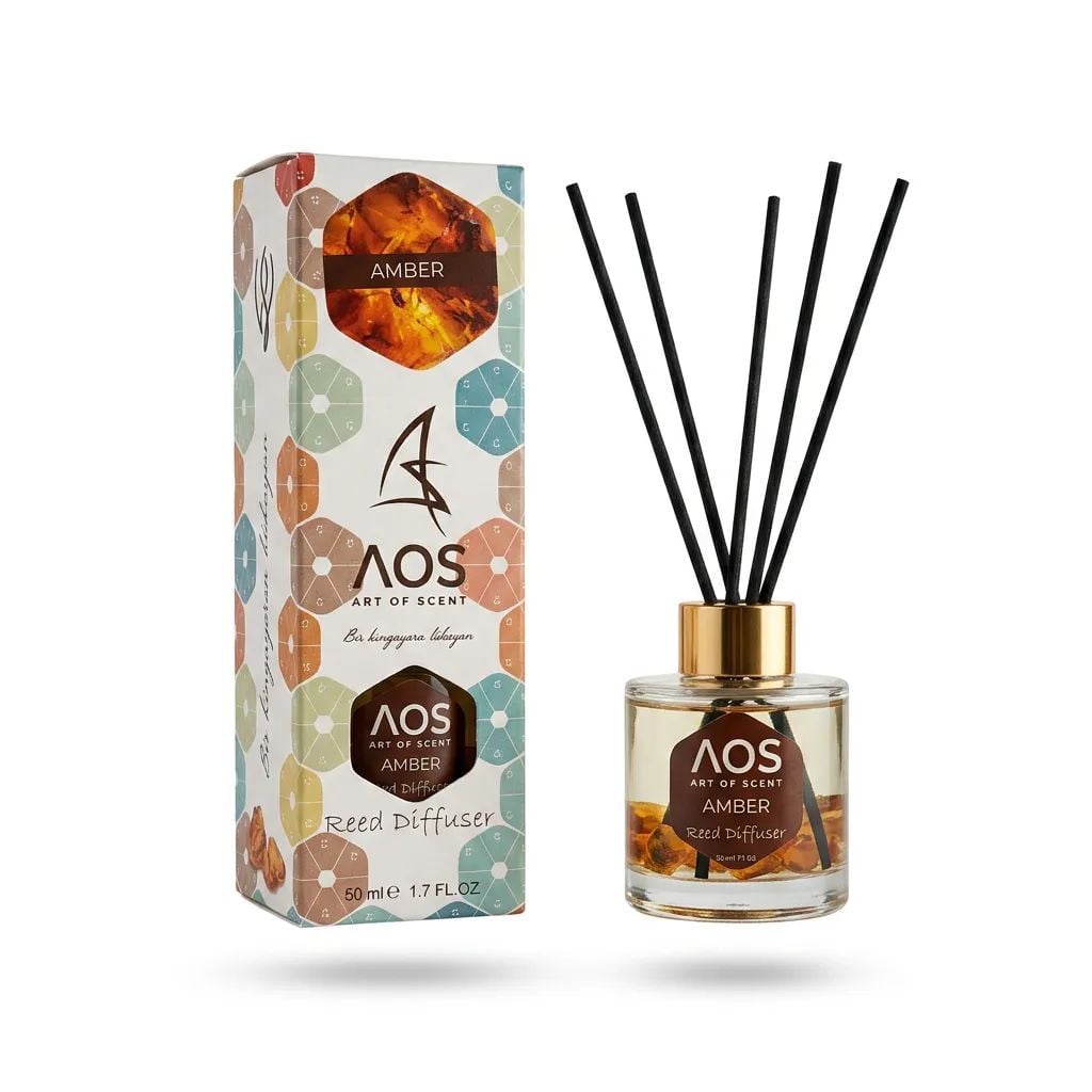 Art Of Scent Çubuklu Oda Kokusu Amber 50ml | %100 Doğal Esans