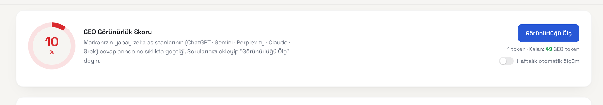Görünürlük Skoru