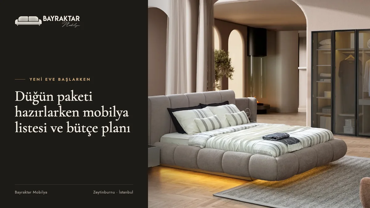 Düğün Paketi Hazırlarken Mobilya Listesi ve Bütçe Planı