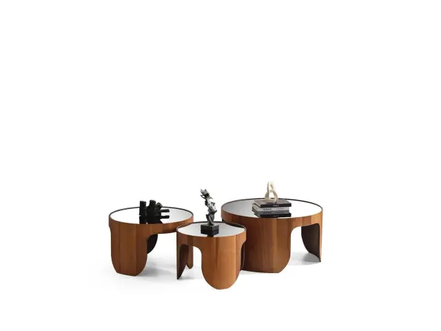 117 Walnut Set Orta Sehpa