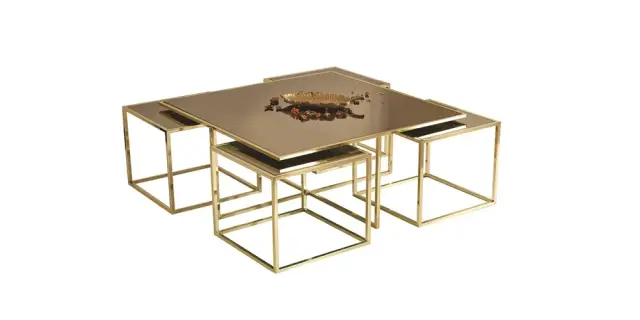 138 Gold Orta Sehpa