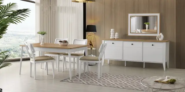 Polka Yemek Odası Takımı