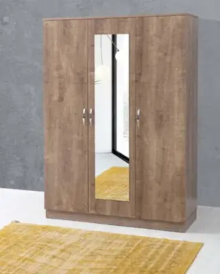 Kemençe 3 Kapılı Dolap
