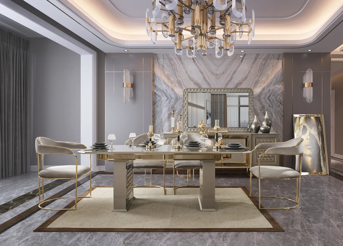 Lounge Yemek Odası Takımı
