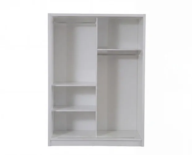 Parlak Beyaz 2 Kapılı Dolap