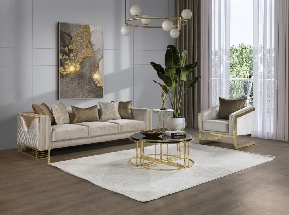Bella Gold Koltuk Takımı