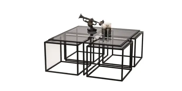 138 Black Orta Sehpa