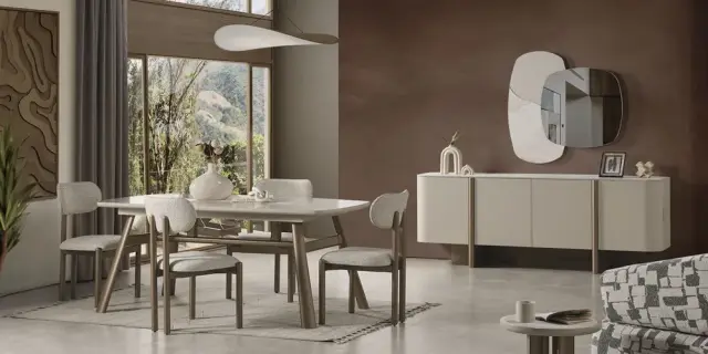 Ahuse Bronz Yemek Odası Takımı