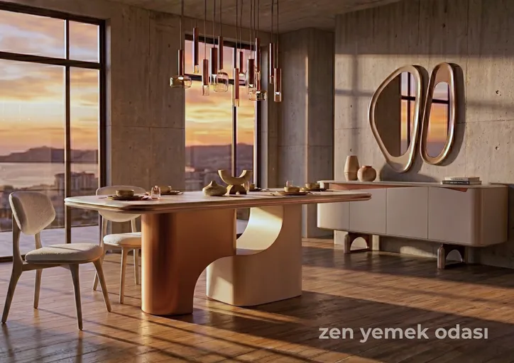 Zen Yemek Odası Takımı