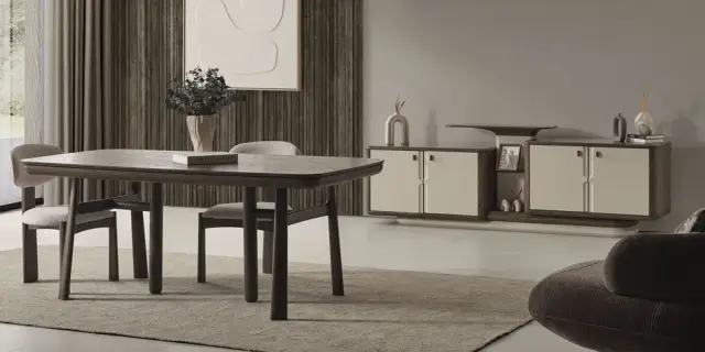 Myback Meşe Yemek Odası Takımı