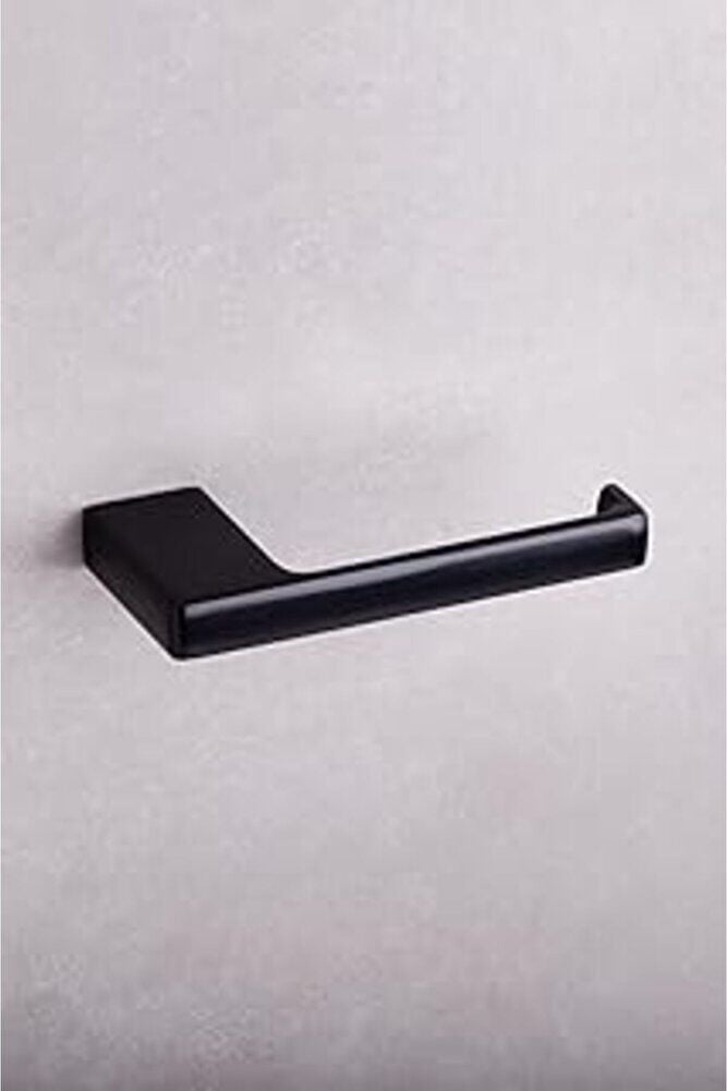 Flat Tuvalet Kağıtlığı Siyah Renk 67X21X151 Mm