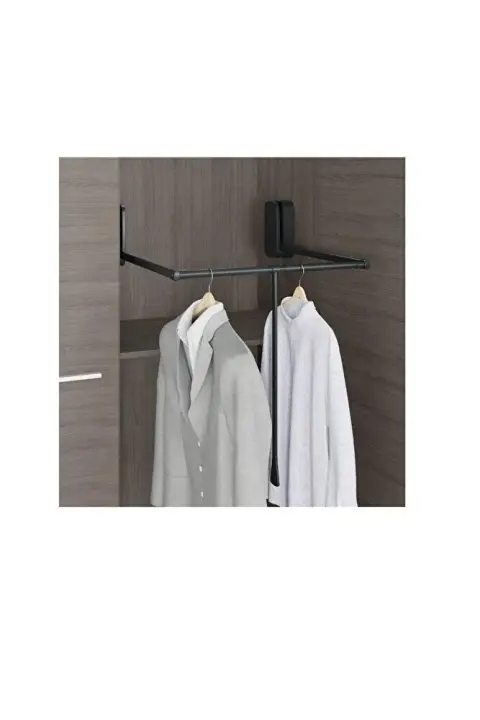S-6011-a Gardrop Asansörü (12KG) 600-850mm Antrasit