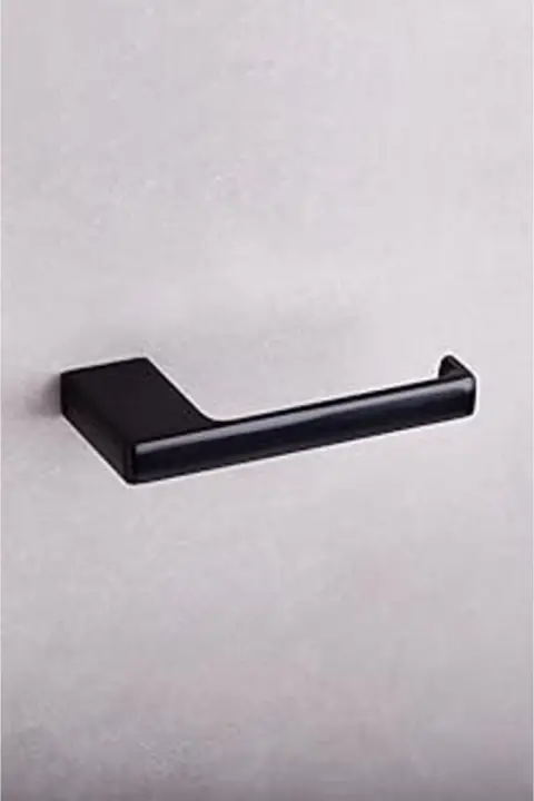 Flat Tuvalet Kağıtlığı Siyah Renk 67X21X151 Mm