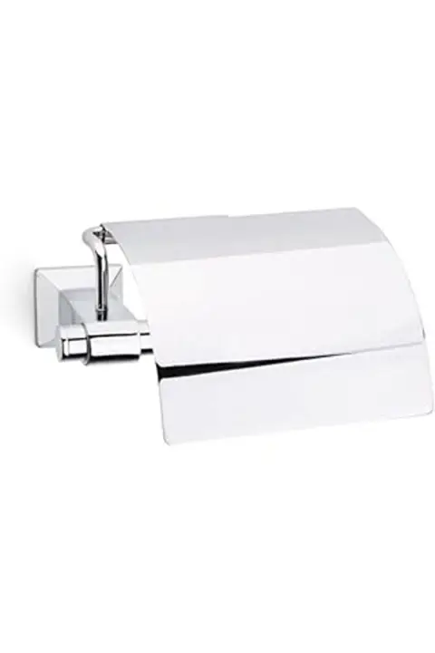 Bowlıne Kapaklı Tuvalet Kağıtlığı Krom Renk 92x95x157 Mm