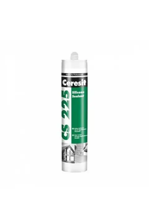 Ceresit Şeffaf Silikon 2'li Set & Plastik Silikon Tabancası