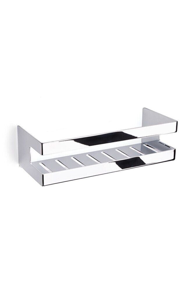 Banyo Krom Duş Rafı Krom Renk 98x100x250 Mm