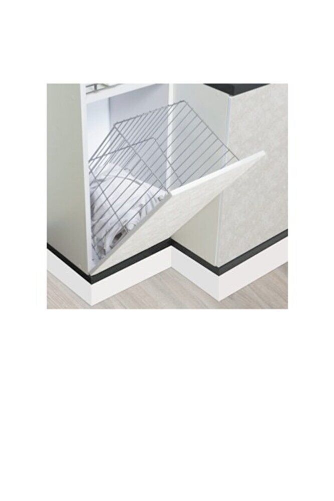 S-8014-c Kapağa Monte Çamaşır Sepeti 45 Cm