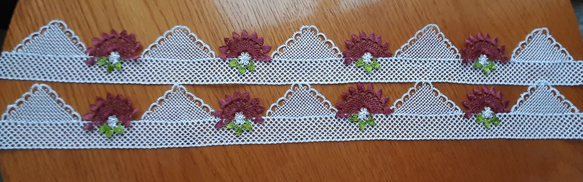 Elişi iğne oyalı havlu danteli – Model 2