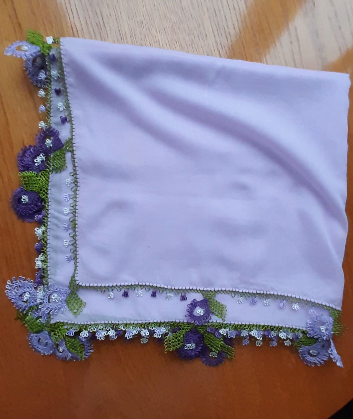 Elişi iğne oyalı yazma – Model 4