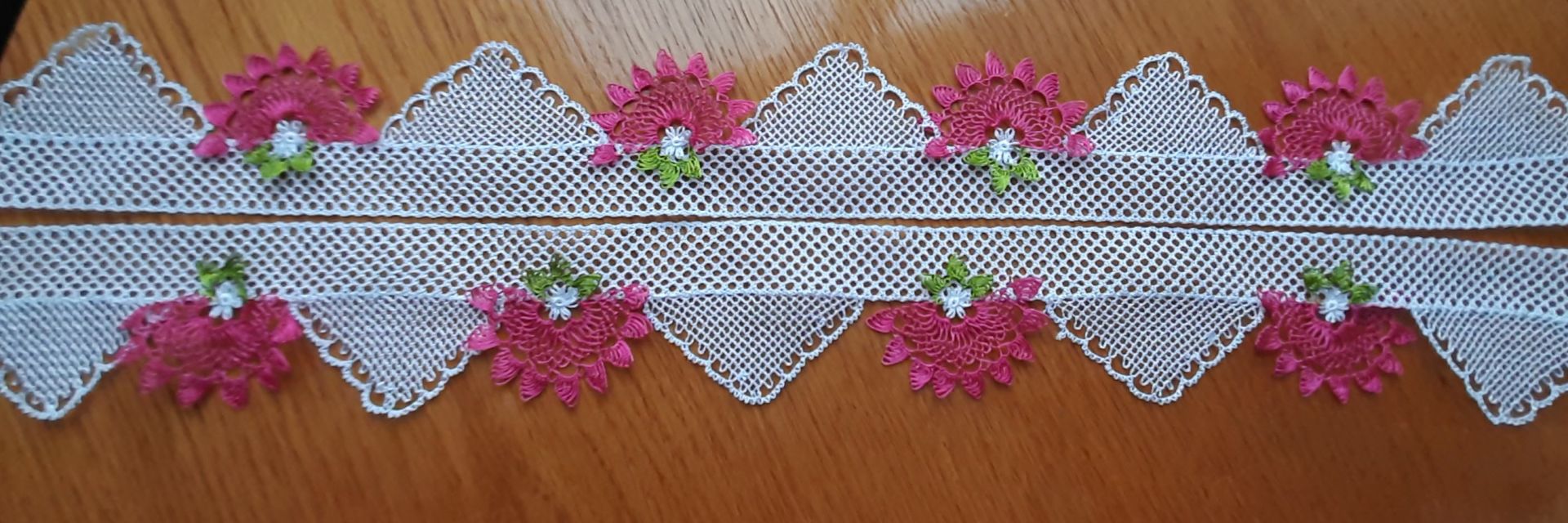 Elişi iğne oyalı havlu danteli – Model 2