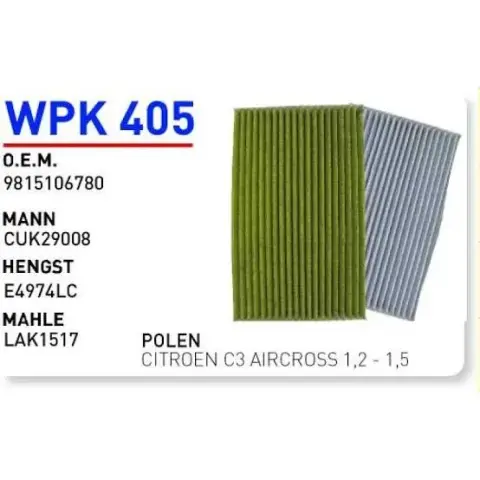 CROSSLAND KARBONLU POLEN FİLTRESİ