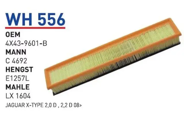 HAVA FILTRESI JAGUAR X-TYPE 2,0 D , 2,2 D 08>