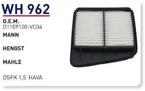 HAVA FILTRESI DFSK 1,5