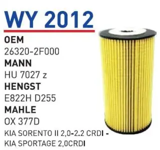 YAG FILTRESI BMW 3.20 - 5.20 E34 - E36 M50