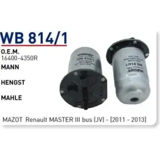 YAKIT FILTRESI Renault MASTER III bus (JV) - [2011 - 2013]