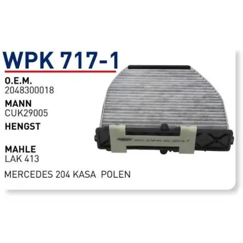 POLEN FILTRESI MERCEDES 204 KASA