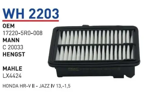 HAVA FILTRESI HONDA HR-V II - JAZZ IV 13,-1,5