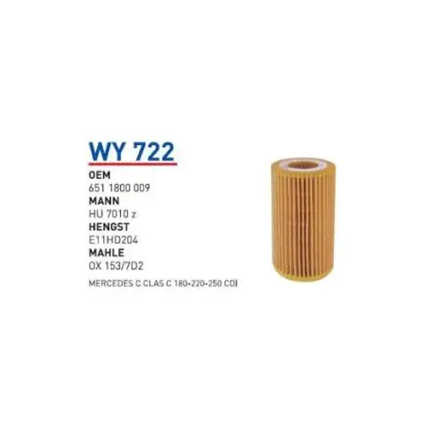 YAG FILTRESI MERCEDES A CLASS (W176) BKLASSE(W246)
