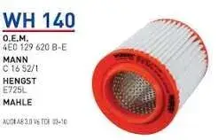 HAVA FILTRESI AUDI A8 02-10 >
