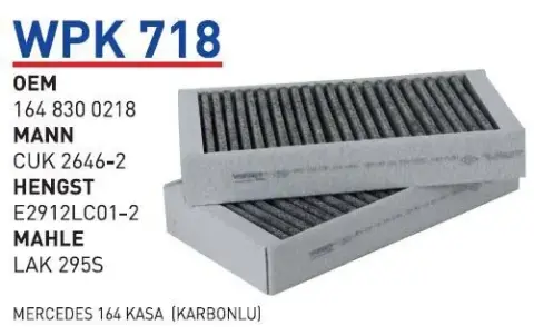 POLEN FILTRESI MERCEDES 164 KASA