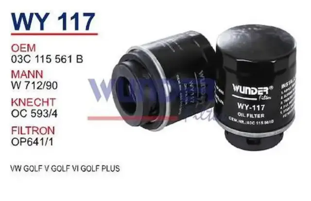 YAG FILTRESI VOLKSWAGEN GOLF V , GOLF VI/golf plus 1,4 TSI