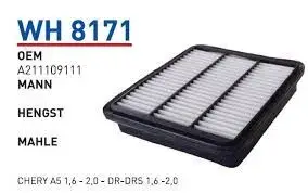 HAVA FILTRESI CHERY A5 1,6 - 2,0 - DR-DRS 1,6 -2,0
