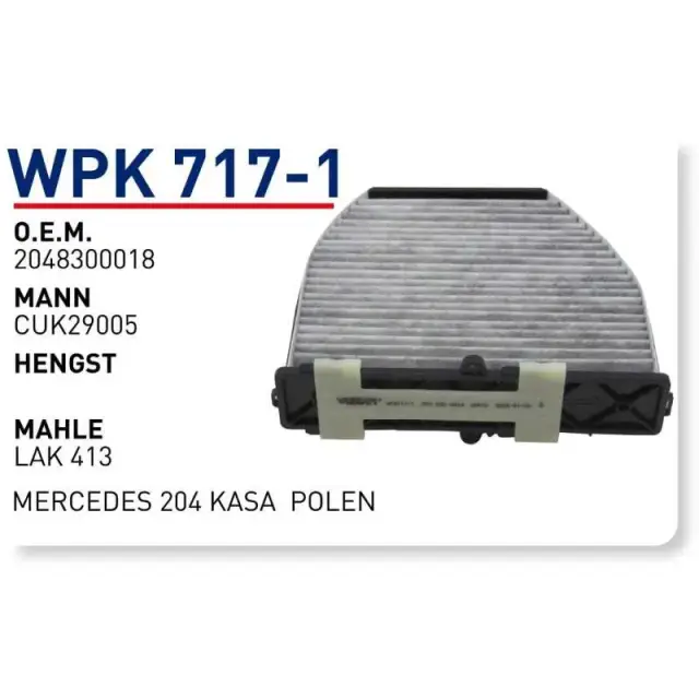 POLEN FILTRESI MERCEDES 204 KASA