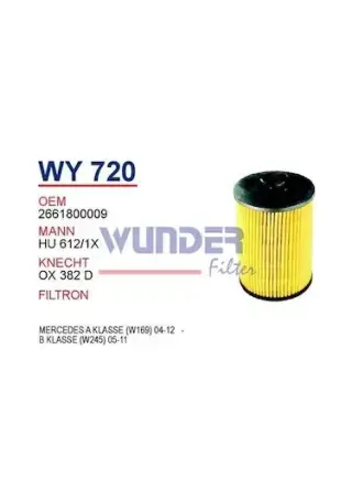 YAG FILTRESI MERCEDES A KLASSE(W169) 04-12 - B KLASSE(W245) 05-11
