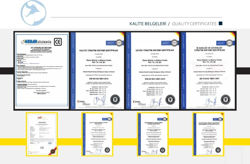 Our Certifications