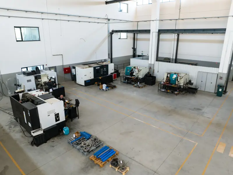 CNC machining workshop