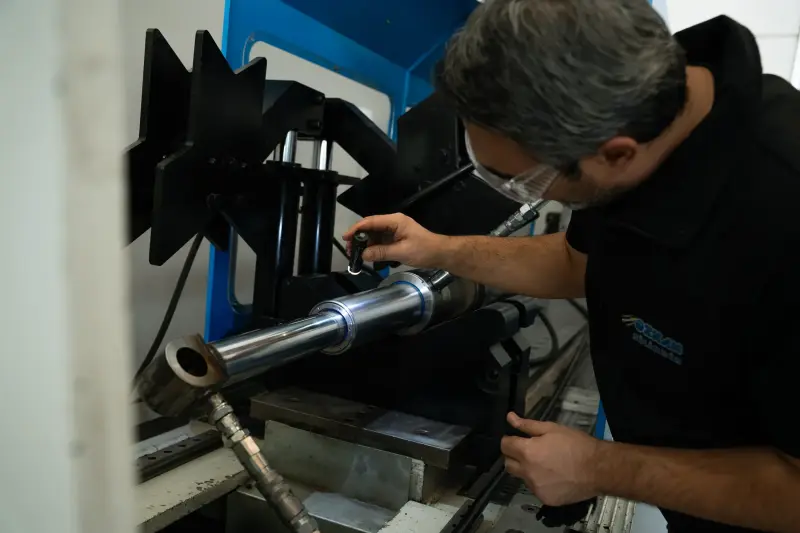 Assembly and test bench