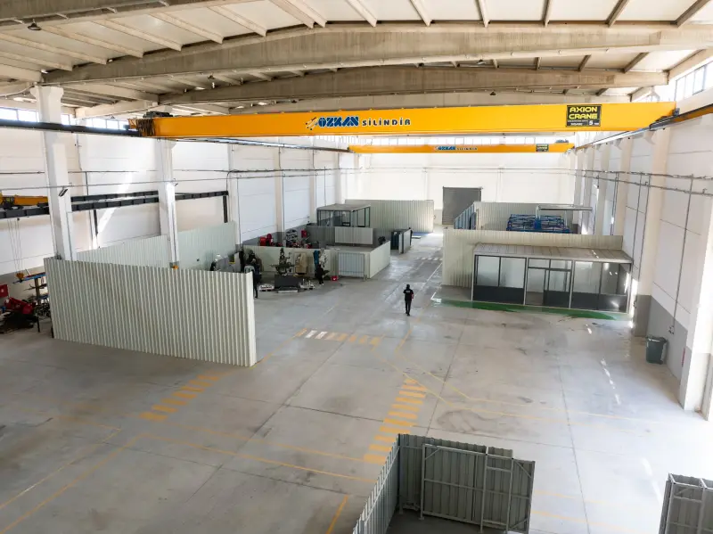 Overview of our production hall