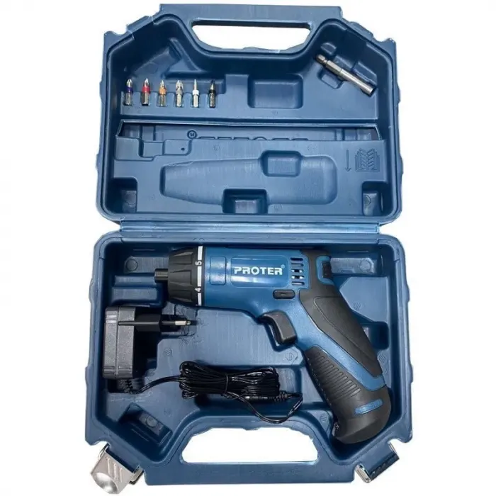 Proter PST 107 Kit Şarjlı Vidalama Tornavida Set
