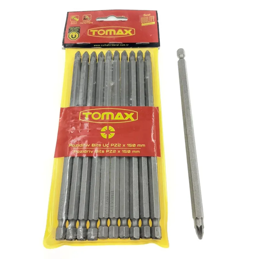 Tomax Ph2 x 150 mm Bits Vİdalama Yıldız Matkap Ucu