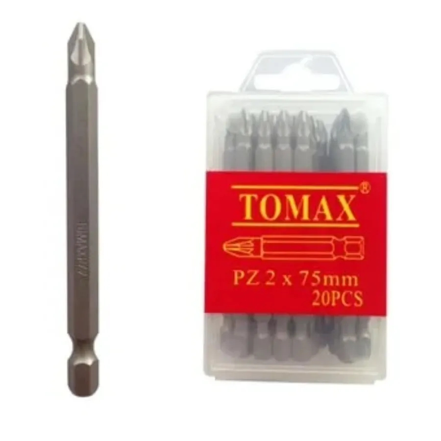 Tomax Pz2 x 75 mm Bits Vİdalama Yıldız Matkap Ucu