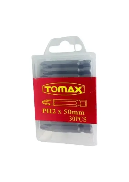 Tomax Ph2 x 50 mm Bits Vİdalama Yıldız Matkap Ucu