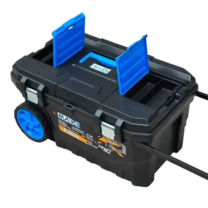 Made 28'' Mobil Tekerlekli Pro Büyük Metal Takım Çantası